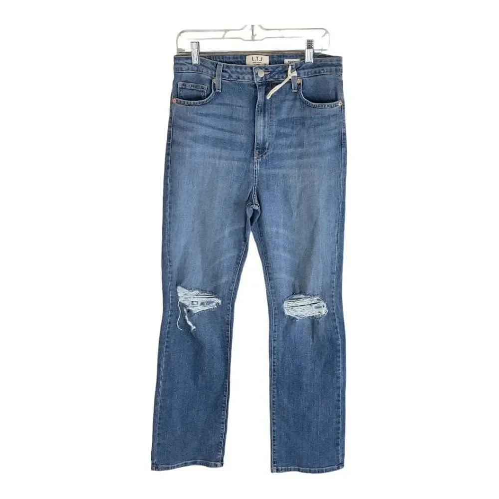 Letter To Juliet Venice Kick Distressed Jeans